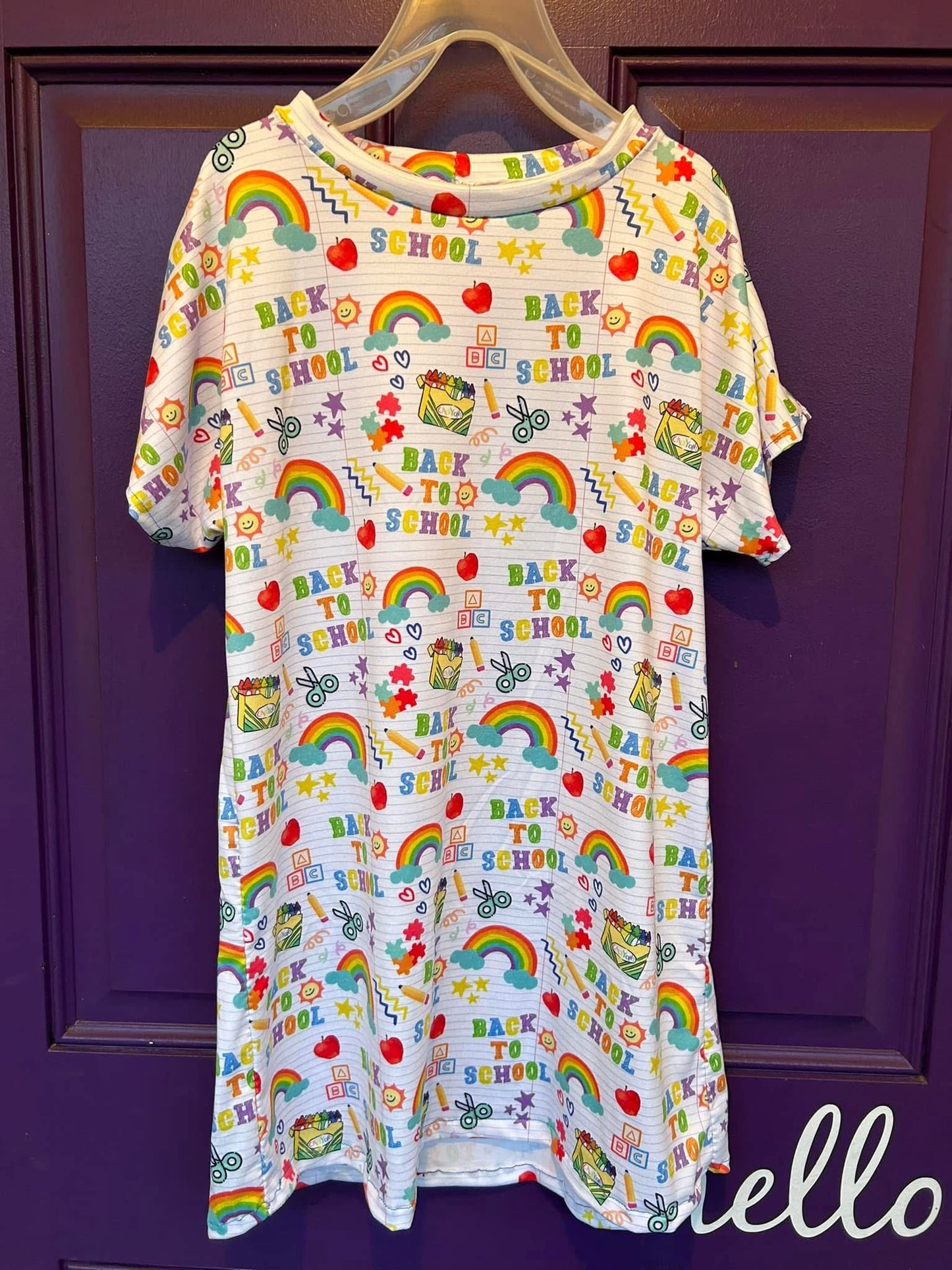 Paper t shirt dress