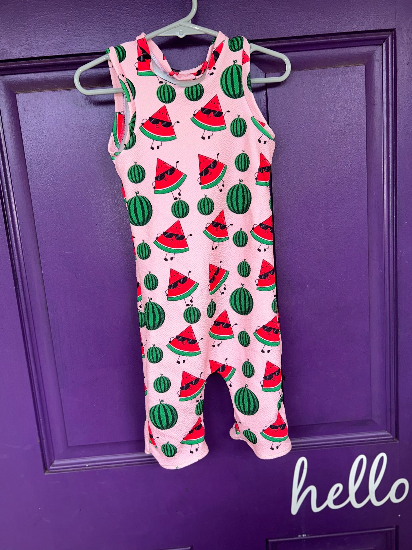 Watermelon Ollie romper