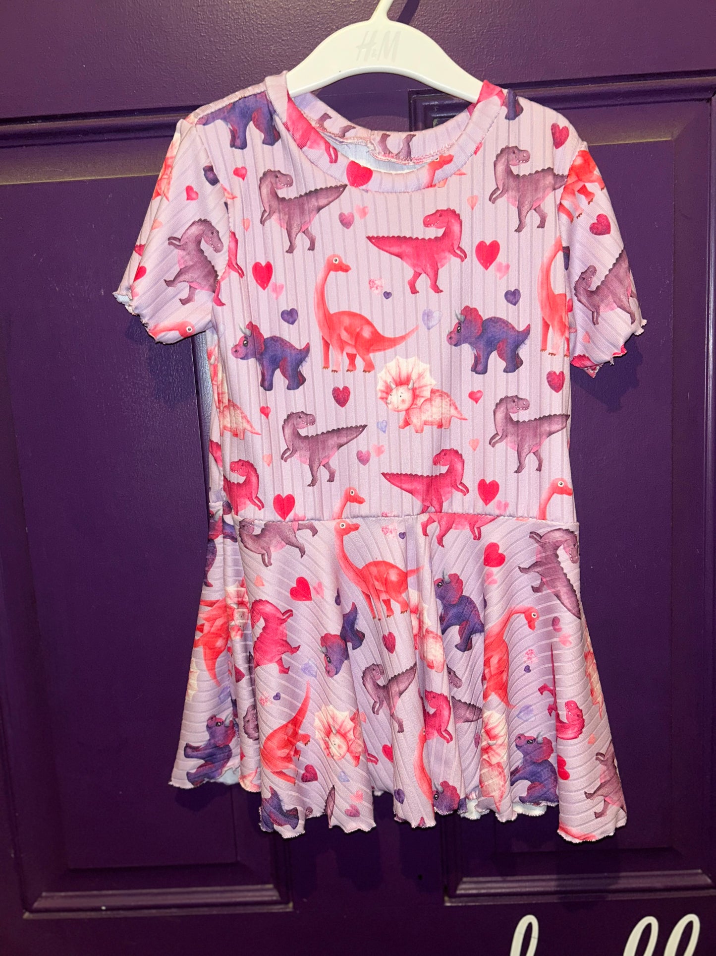 Girly Dino twirl set