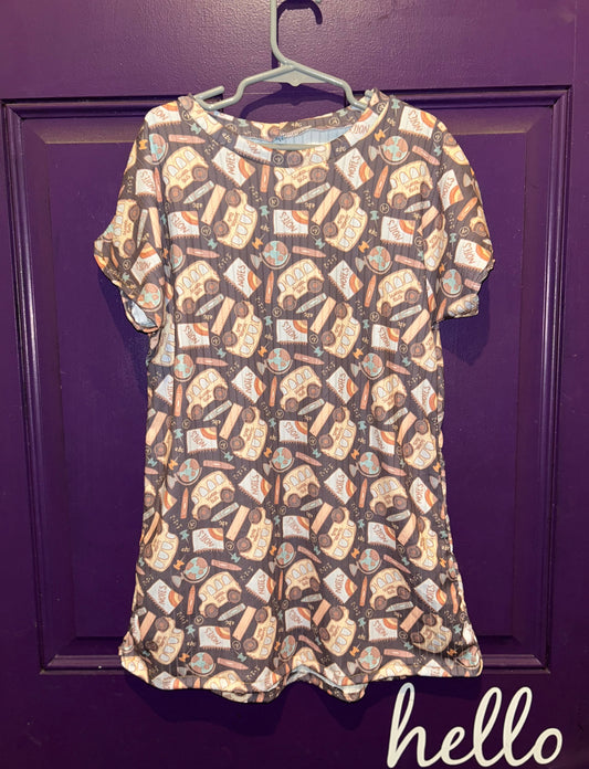 School house t shirt dress