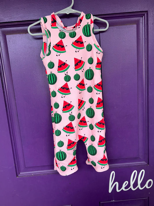 Watermelon Ollie romper