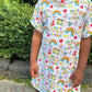 Paper t shirt dress