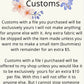 Customs